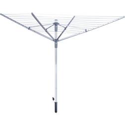 Honey Can Do 192 ft. Umbrella-Shaped Outdoor Dryer, Silver