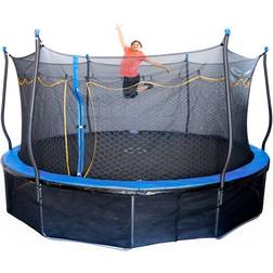 Kinertial Trampoline with Dual Enclosure Net, 14'