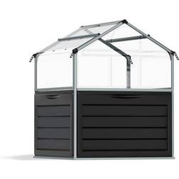 CANOPIA PALRAM Plant Inn 4 Gray/Clear Raised Bed Greenhouse Kit