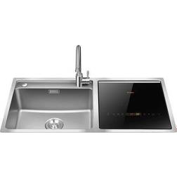 2-in-1 Counter-top mounted Sink