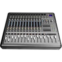 Rockville RPM1470 14 Channel 6000w Powered Mixer w/USB, Effects/14 XDR2 Mic Pres