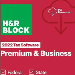 H&R Block 2022 Premium and Business Tax Software
