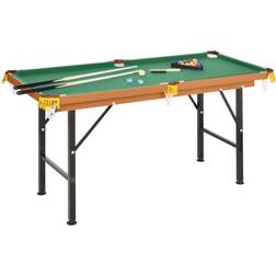 Soozier HOMCOM 55'' Portable Folding Billiards Table Game Pool Table