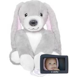 Zooby Kin Wireless Video Baby Monitor for Car Home anywhere! Portable Plush Animal Camera Keeps Baby Always in View (Bailey Bunny)