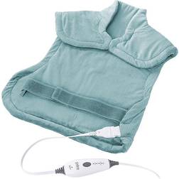 Pure Enrichment Relief XL Heating Pad for Back & Neck, Blue