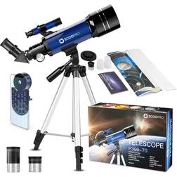 Telescope for Kids Beginners Adults, 70mm Astronomy Refractor Telescope with Adjustable Tripod Perfect Telescope Gift for Kids
