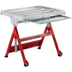 Vevor Welding Table Folding Workbench 30" x 20" Adjustable Welding Workbench