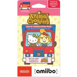 Nintendo Amiibo Animal Crossing New Horizon Sanrio Collaboration Exclusive Pack 6 Cards