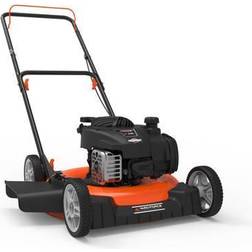 Yard Force 20 125 cc 450e Briggs Stratton Gas Behind Push Mower with Side-Discharge Petrol Powered Mower