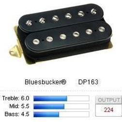 DiMarzio DP163 Bluesbucker Electric Guitar Pickup