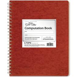 Ampad Computation Book, Quadrille Rule, Brown 11.75