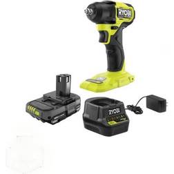 Ryobi ONE HP 18V Brushless Cordless Compact 3/8 in. Impact Wrench Kit with 1.5 Ah Battery and 18V Charger