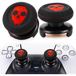 Playrealm FPS Thumbstick Extender & Printing Rubber Silicone Grip Cover 2 Sets