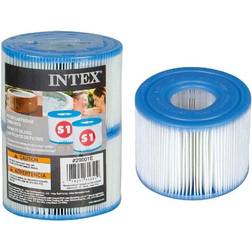 Intex JA29001 Spa Pump Filter Cartridge, 4,3cm (innen) 10,8cm (außen) 7,5 cm(Höhe) Blank