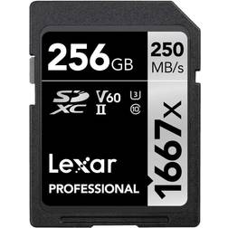 LEXAR Professional 1667x 256GB SDXC UHS-II Card