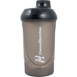 Chained Nutrition Wave Shaker 600ml, Black Shaker