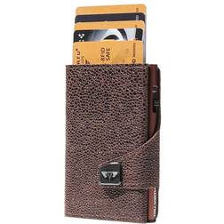 Tru Virtu Plånbok RFID/NFC skydd plånbok klick & slide Sting Ray Brown/Brown
