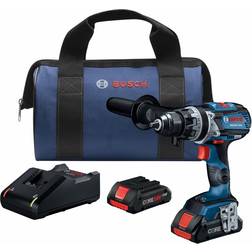 Bosch 18V EC Brushless Connected-Ready Brute Tough 1/2 In. Hammer Drill/Driver Kit with (2) CORE18V Batteries