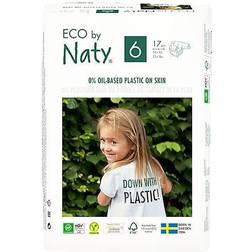 Naty Eco Disposable Diapers Size 6 102 Diapers (6 Packs of 17)