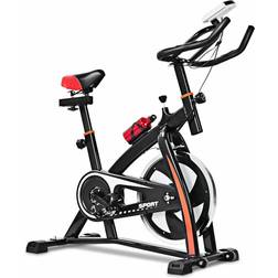 Costway Exercise Bicycle Indoor Bike Cycling Cardio Adjustable Gym Black