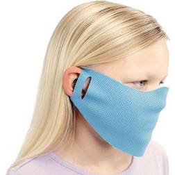 Elastic Face Covering with Cloth Ear Strap 10-Pack, Child-Sized