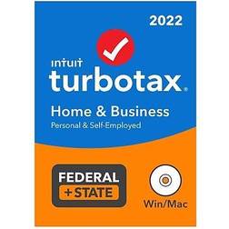 Intuit TurboTax Home and Business 2022 Federal and State Tax Software