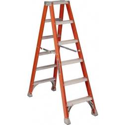 Louisville 6' Dual Access Fiberglass Step Ladder 300 lb Cap. FM1506