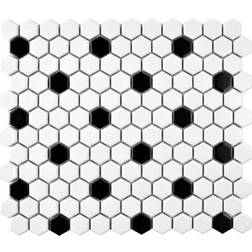 Affinity Tile FDXMHM Metro Hex - 7/8" Hexagon Mosaic Floor Tile