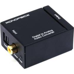 Monoprice Digital Coax & Optical Toslink to R/L