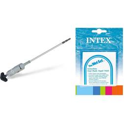 Intex Handheld Swimming Pool Vacuum & Wet Set Repair 6 Patch Kit