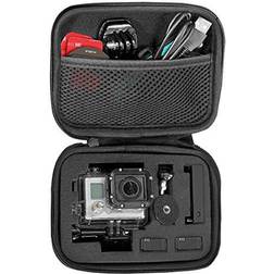 TEKCAM Carrying Case Protective Bag with Water Resistant EVA Compatible with Gopro Hero 7 6 5/DBPOWER/AKASO/APEMAN/Campark/SOOCOO/Crosstour 4k Waterproof Action Camera Travel Home Storage (Small)