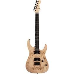 Charvel Pro-Mod DK24 Mahogany Poplar Burl Electric Guitar, Desert Sand