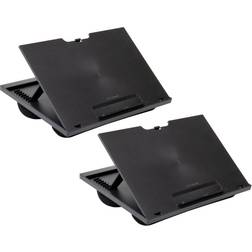 Mind Reader Adjustable Portable 8-Position Lap Desk with Cushions 2-Pk