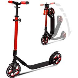 Crazy Skates London Foldable Kick Scooter Great Scooters For Teens And Adults Red One Size Fits All