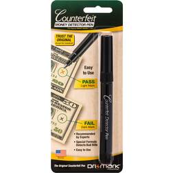 Dri Mark Counterfeit Bill Detector Marker Made USA, 3 Times More Ink, Pocket Prevention Tester