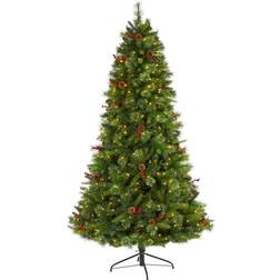 Nearly Natural 7ft. Aberdeen Spruce Artificial Christmas Tree with