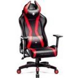 Diablo Chairs X-Horn XL 2.0 King Size Chair Svart och röd