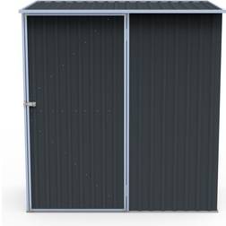 Build-Well 7022891 6 3 Metal Vertical Modern Storage Shed without Floor Kit (Building Area )