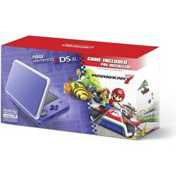 Nintendo New 2DS XL Purple Silver With Mario Kart 7 Pre-installed 2DS