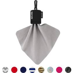 Classic Microfiber Cloth Screen Cleaner and Lens Cleaner Open Bottom Black