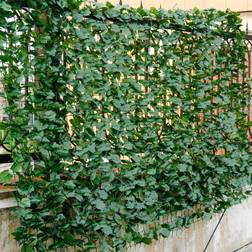 Costway 59''x118'' Faux Ivy Leaf Privacy Fence Screen
