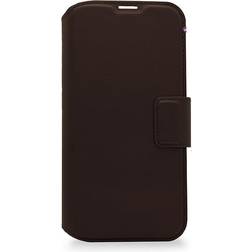 Decoded Detachable Wallet Protective Leather Case for iPhone 13/14 MagSafe Compatible (brown)