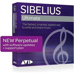 Avid Sibelius Ultimate New Perpetual License With 1-Year Of Updates Support (Download)