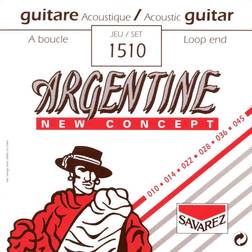Savarez 1510 Argentine 10-45 Loop Ended Gauge Set for Acoustic Guitar String