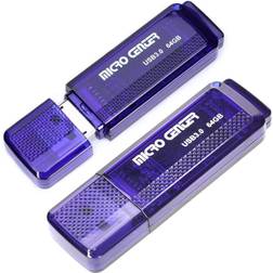 Micro Center SuperSpeed 2 Pack 64GB USB 3.0 Flash Drive Gum Size Memory Stick Thumb Drive Data Storage Jump Drive (64G 2-Pack)