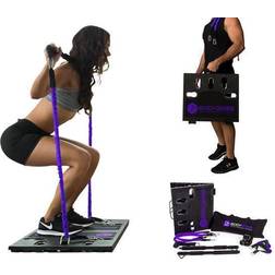 BodyBoss Home Gym 2.0 Full Portable Gym Home Workout Package PKG4-Purple