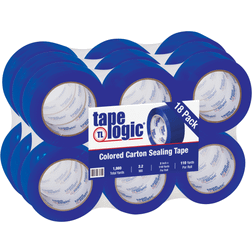 Tape Logicï¿½ Carton-Sealing Tape, 3" Core, 2" x 110 Yd, Blue, Pack Of 18