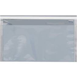 Value Collection Pack of (250) 10-1/4" Long x 6-1/4" Wide Peel-Off Self-Seal Glamour Mailers Translucent Silver
