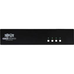 Tripp Lite Secure KVM Switch 4-Port 4K Audio Dual-Monitor DisplayPor