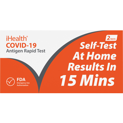iHealth COVID-19 At-Home Antigen Self Test Kit (2 Tests) Quill
